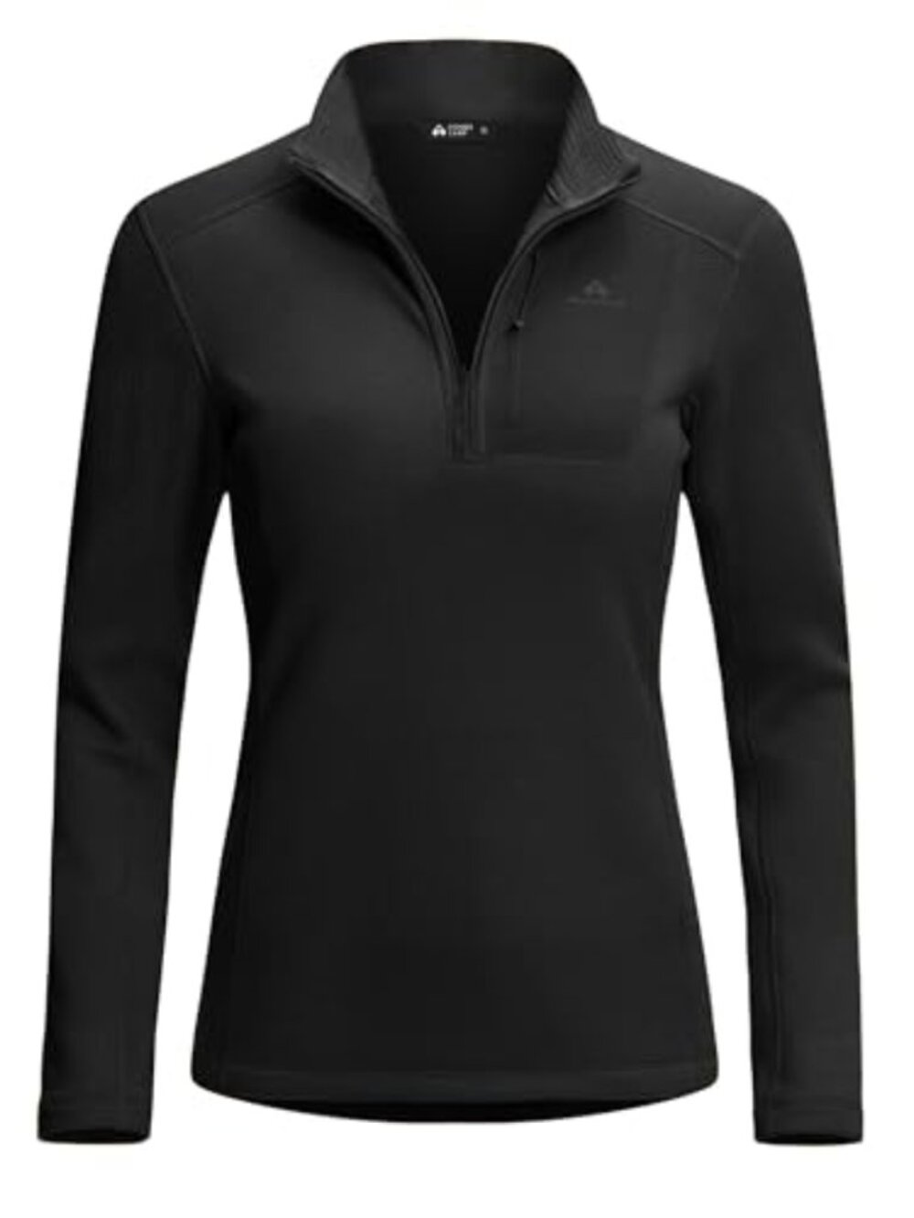 Fleece Lined Quarter Zip Pullover Lightweight Thermal Sweatshirt Long Sleeve